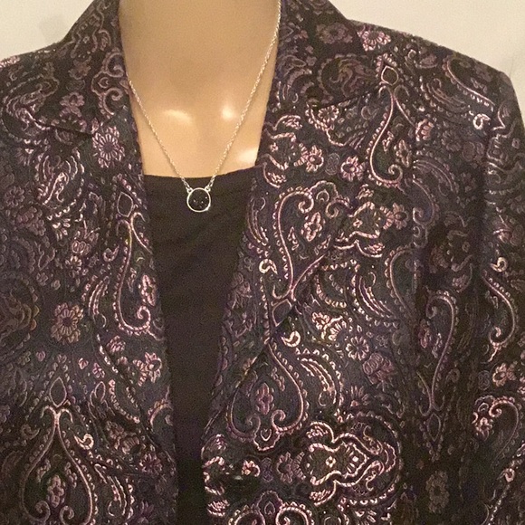 Signature by Robbie Bee Multi Dress Blazer SZ 8 - Picture 2 of 5
